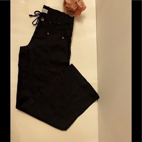 Love Tree Linen pants & jumpsuits Navy Blue Small - Picture 1 of 4